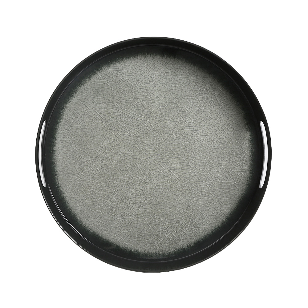 Bandeja Redonda De Melamina 28x2.9 Cm