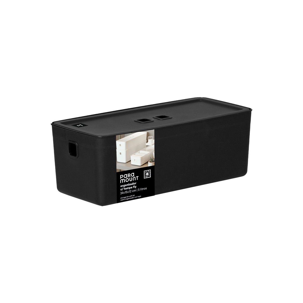 Organizador c/ Tampa Fly 5 Lts - Paramount Plásticos