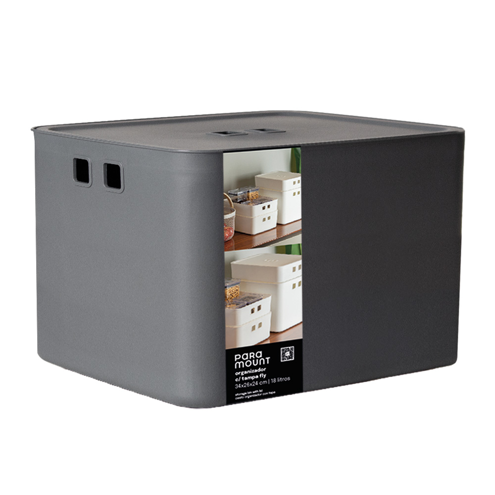 Organizador c/ Tampa Fly 18 Lts - Paramount Plásticos