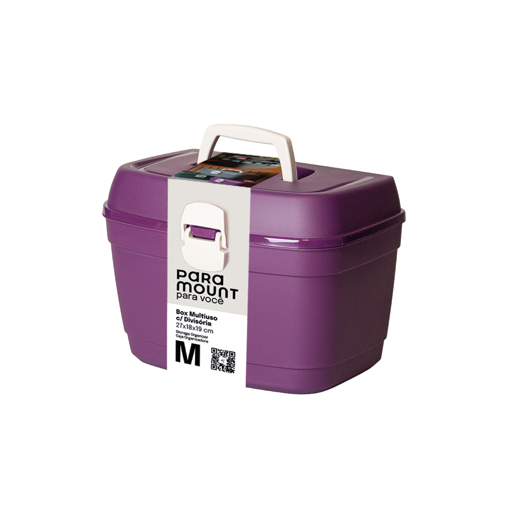 Box Multiuso c/ Divisória M - Paramount Plásticos