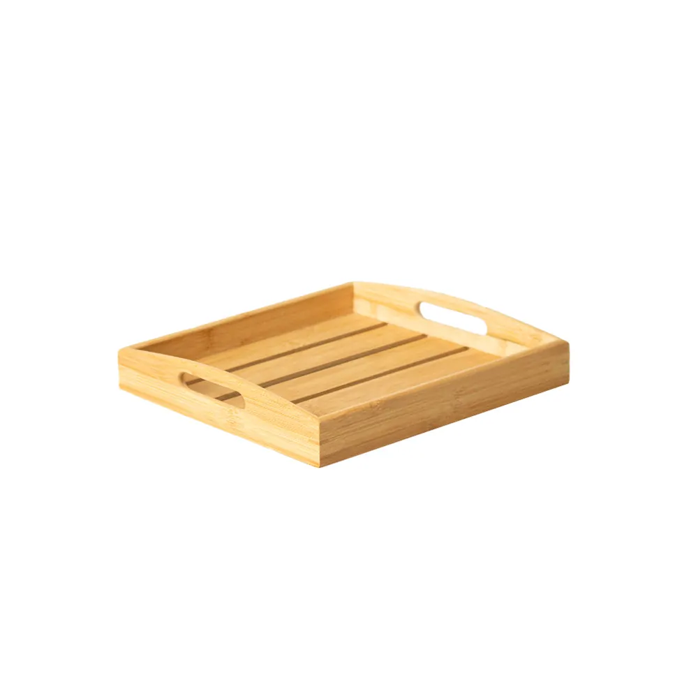Bandeja Retangular de Bambu c/ Alça