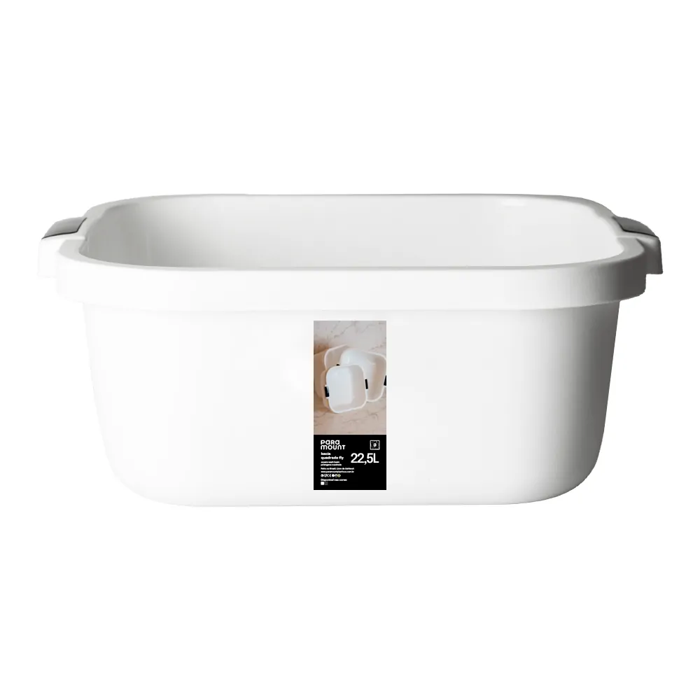 Bacia Quadrada 22,5 Lts
